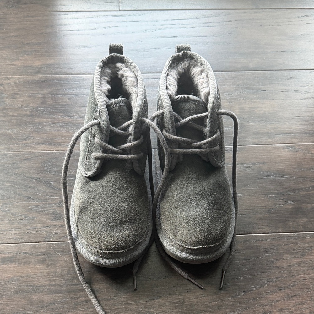 UGG Charcoal Suede Boots Water Resistant